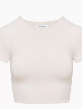 Babaton Contour Cropped Short Sleeve Top